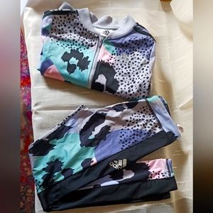 Girls Adidas tracksuit